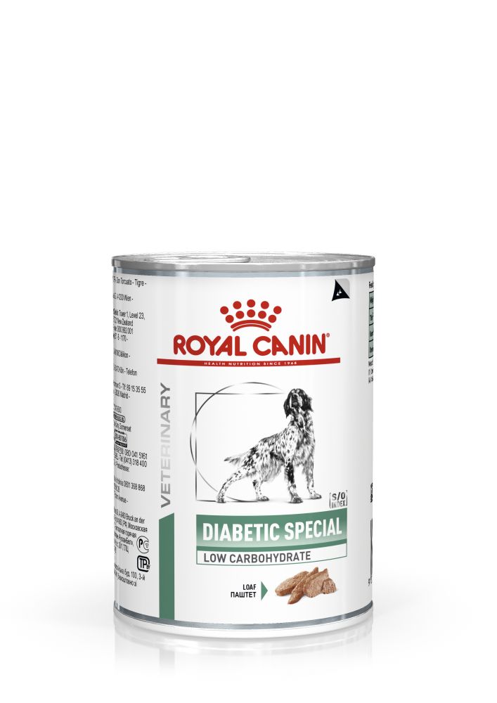 фото Консервы для собак royal canin diabetic special low carbohydrate, мясо, 410г