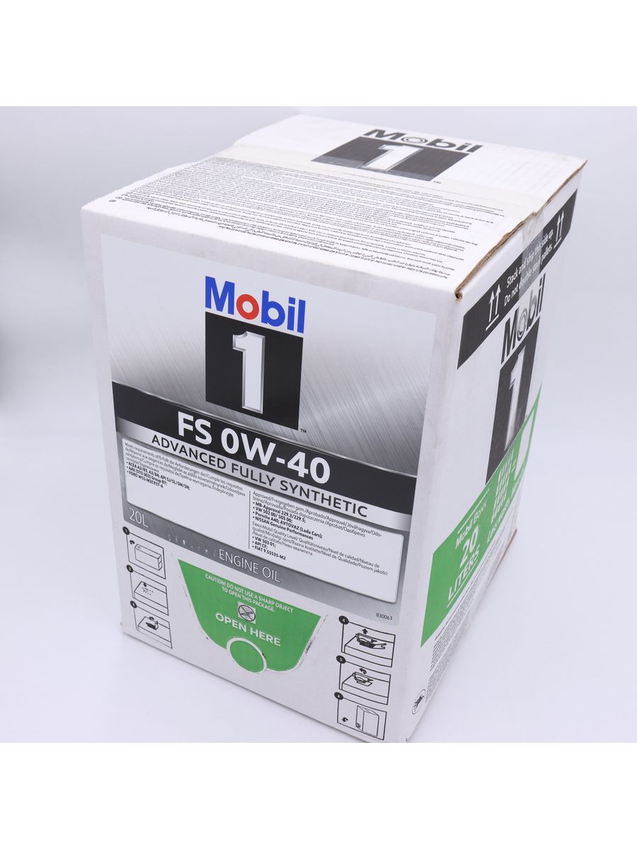 

Моторное масло Mobil 1 FS 0W40, BAG-IN-BOX 20л