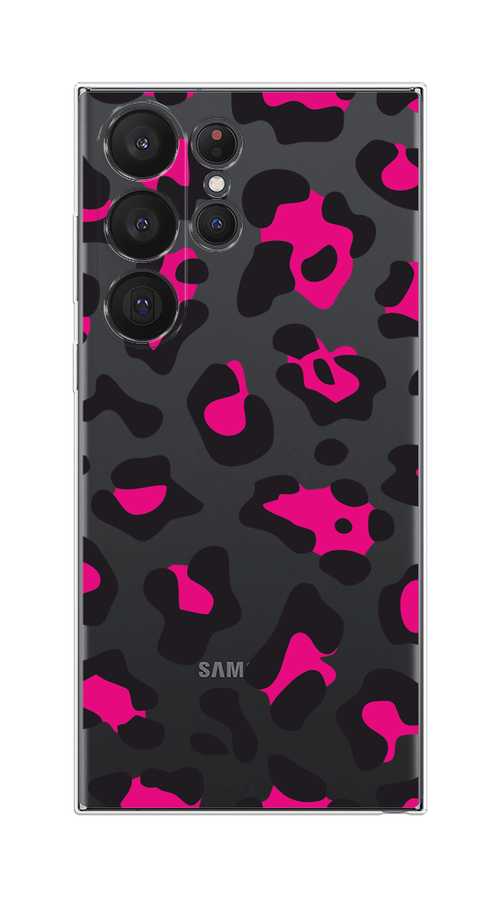 

Чехол Homey на Samsung Galaxy S23 Ultra 5G "Pink cow spots", Черный;розовый, 2107550-1