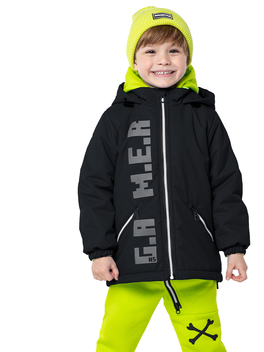 

Куртка детская NIKASTYLE 4м3323, черный, 110, 4м3323