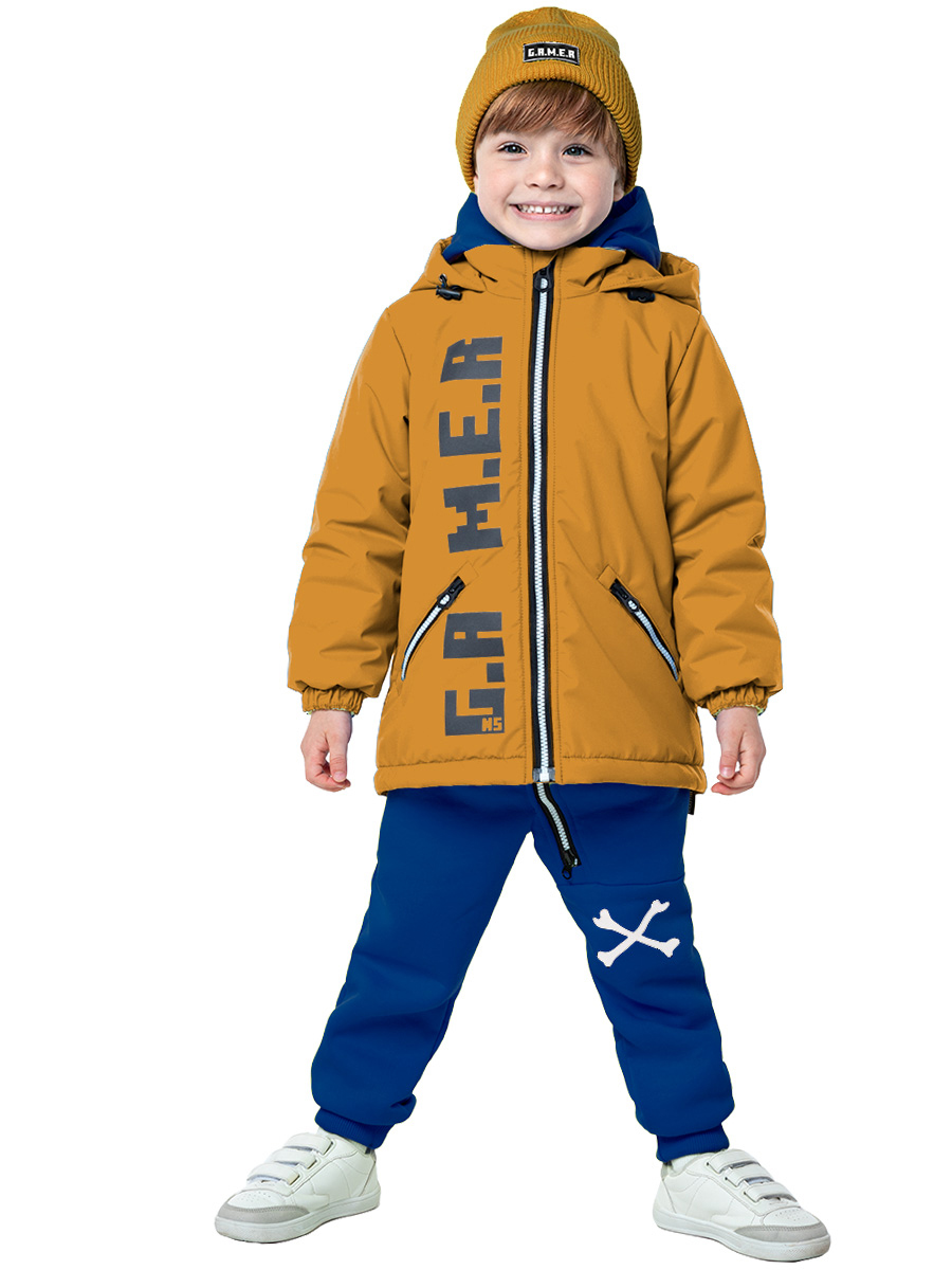 

Куртка детская NIKASTYLE 4м3323, коричневый, 116, 4м3323