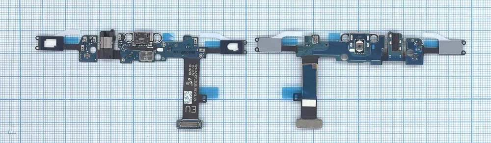 

Разъем Micro USB для Samsung Galaxy A3 SM-A310F (плата с системным разъемом), Черный