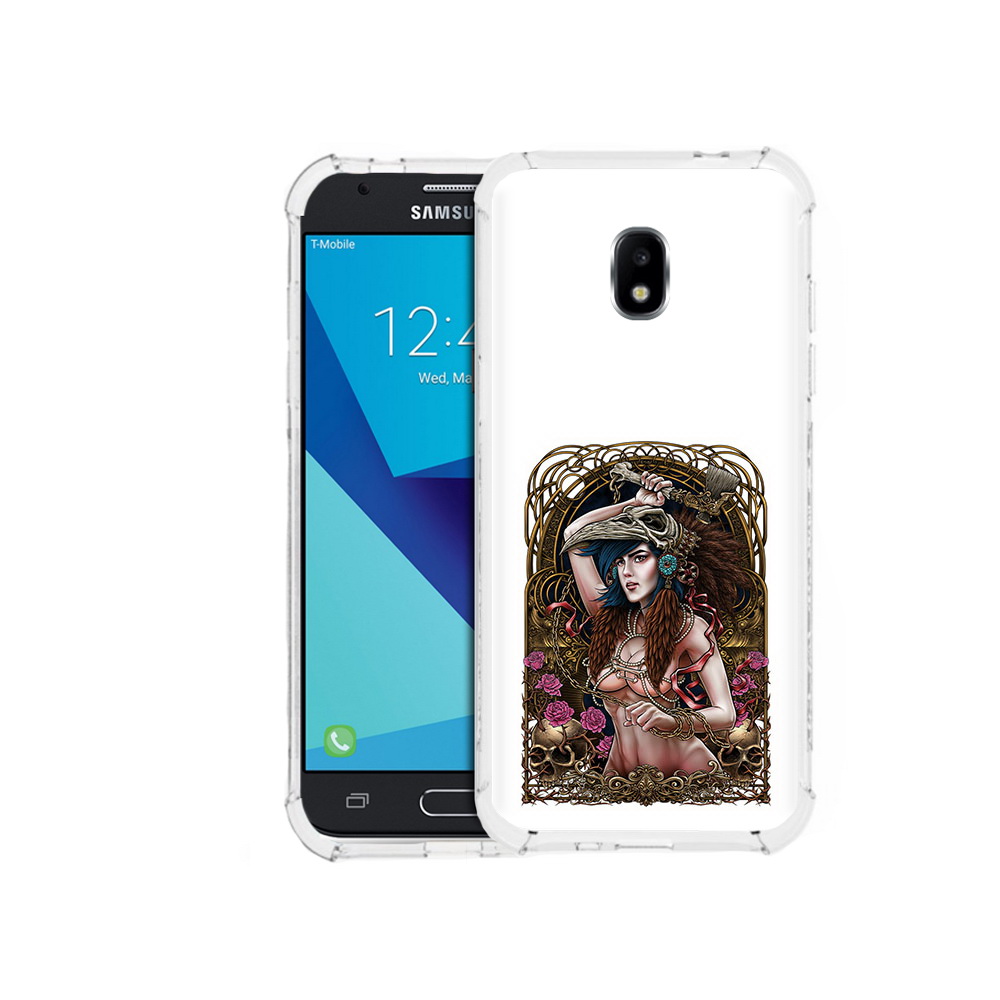 

Чехол MyPads Tocco для Samsung Galaxy J3 (2017) красивая девушка рисунок (PT74067.575.407), Прозрачный, Tocco