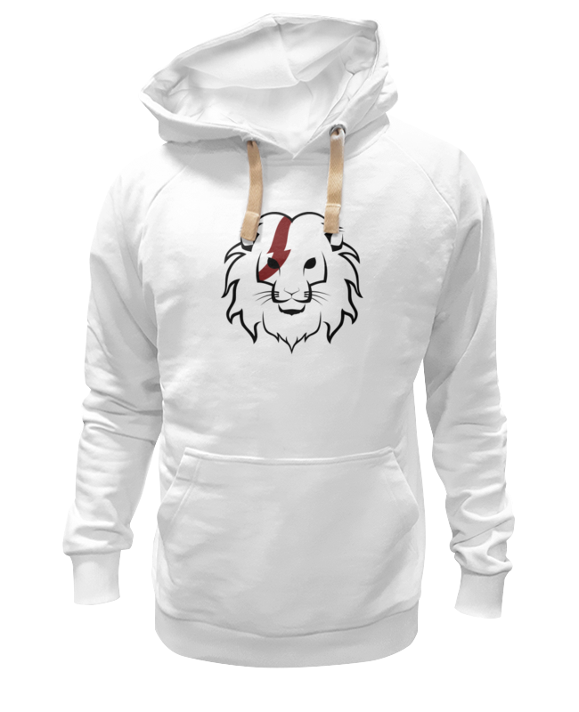 

Толстовка унисекс Printio Лев (lion) белая 3XL, Белый, Лев (lion)
