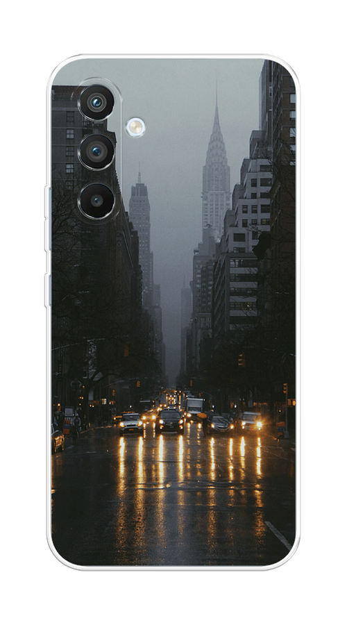 

Чехол Homey на Samsung Galaxy A54 5G "Дождливый Нью Йорк", Черный;серый, 2107750-1