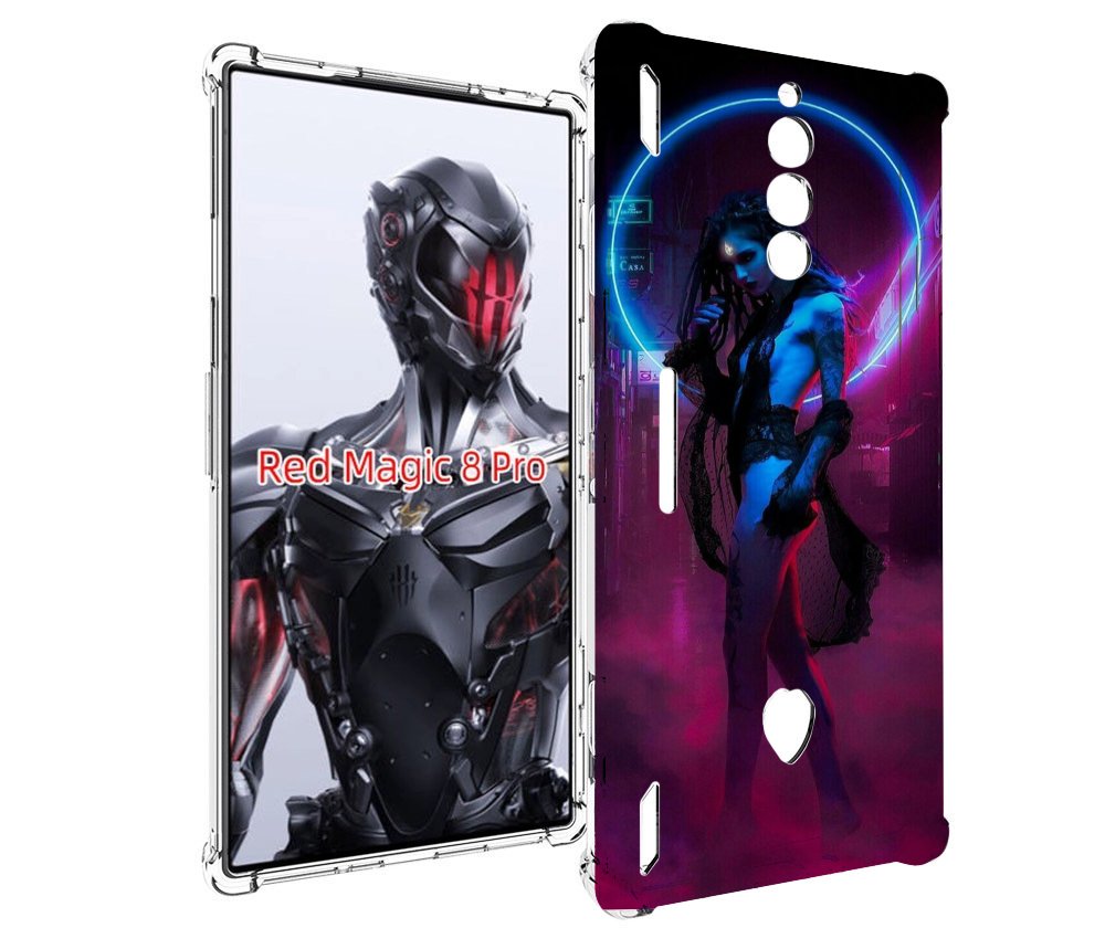 

Чехол MyPads красивая девушка в дыму неон женский для ZTE Nubia Red Magic 8 Pro / Red M..., Tocco