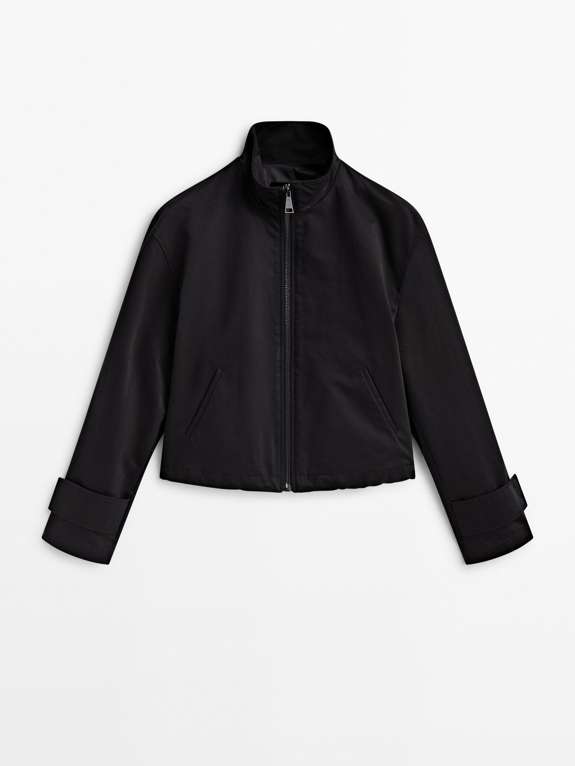 Куртка женская Massimo Dutti 670280180 черная L (доставка из-за рубежа)
