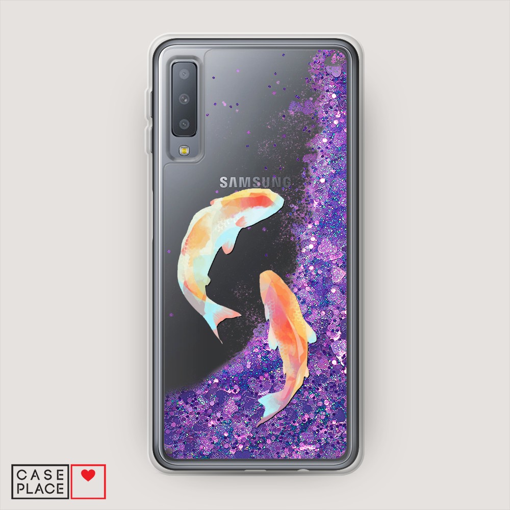 

Чехол Awog "Акварельные карпы" на Samsung Galaxy A7 2018, 26792-1