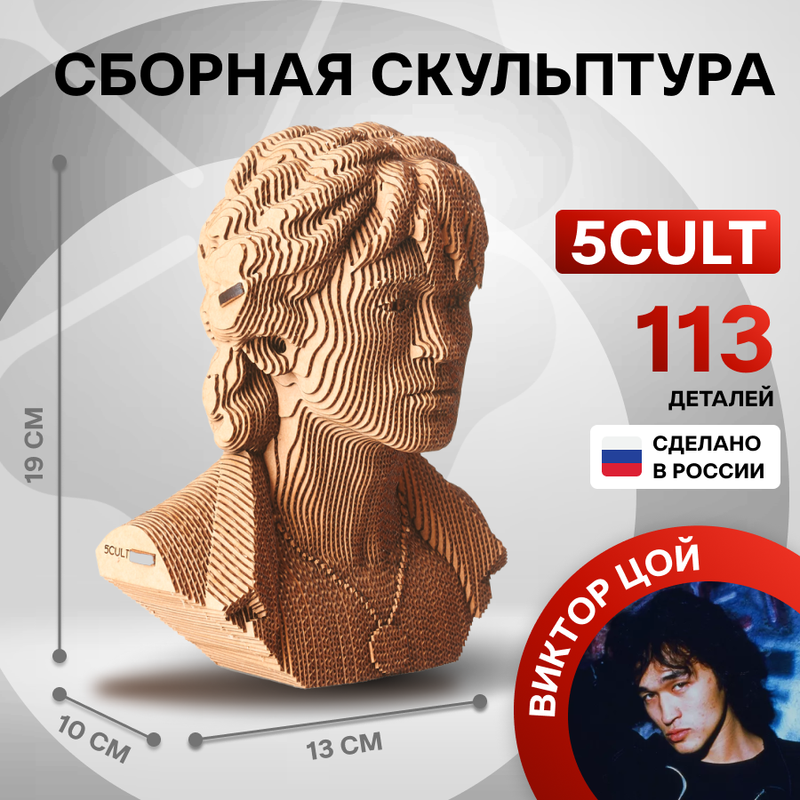 

Сборная скульптура 5CULT Цой Виктор Робертович, Идолы Музыки