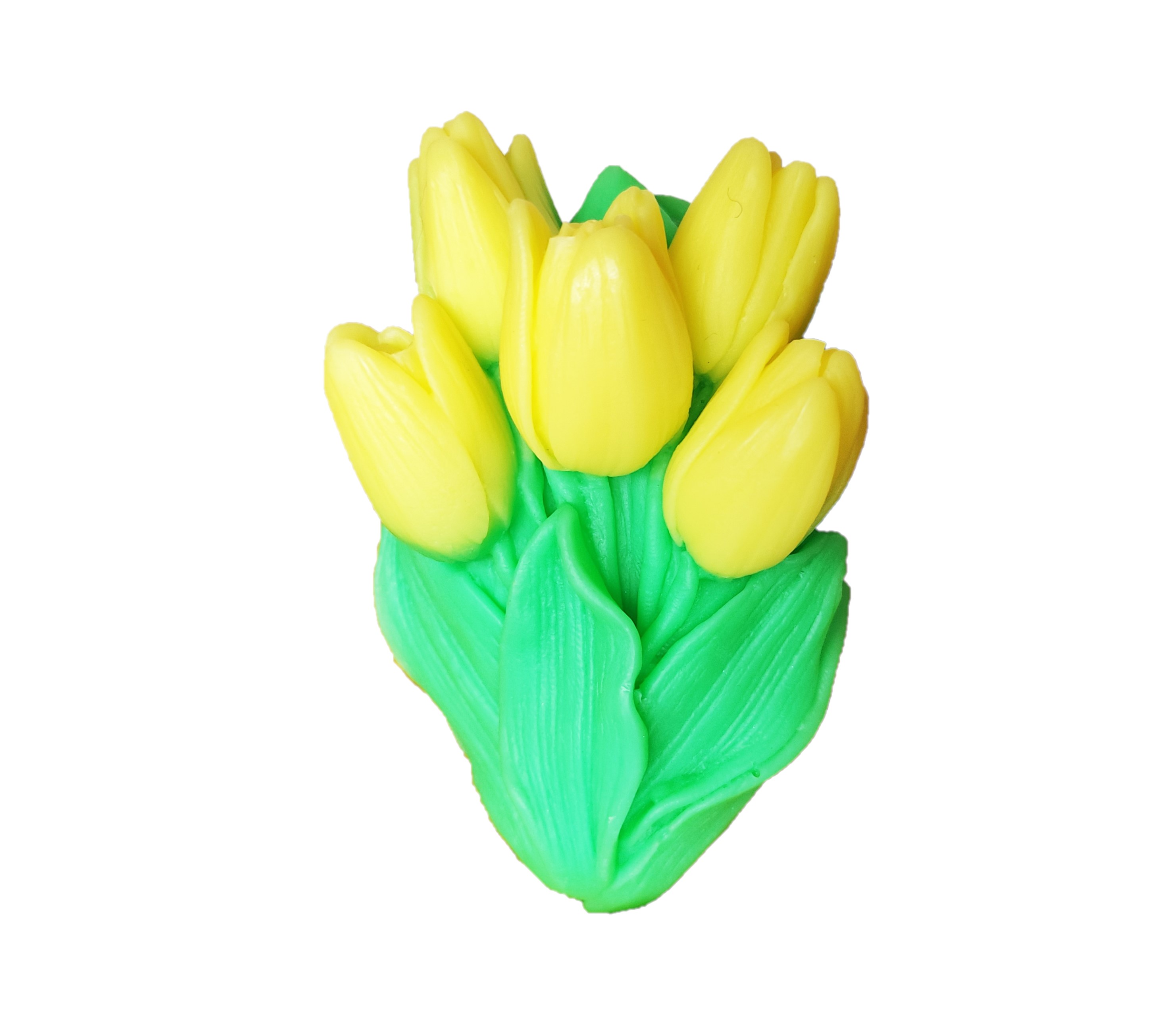 фото Мыло milotto тюльпаны желтые букет женщине на 8 марта