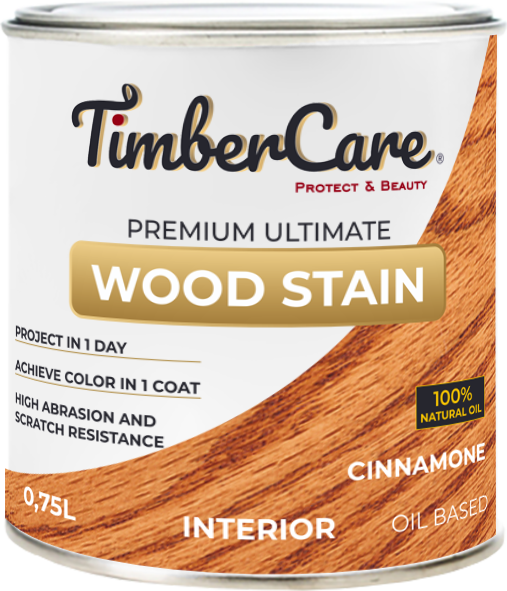 фото Масло для дерева и мебели timbercare wood stain, корица/ cinnamone, 0.75 л