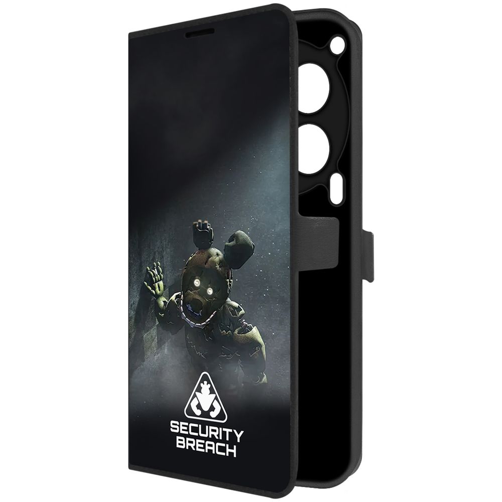 

Чехол-книжка Krutoff Eco Book для TECNO Camon 30 5G ФНАФ - Нарушение безопасности (черный)
