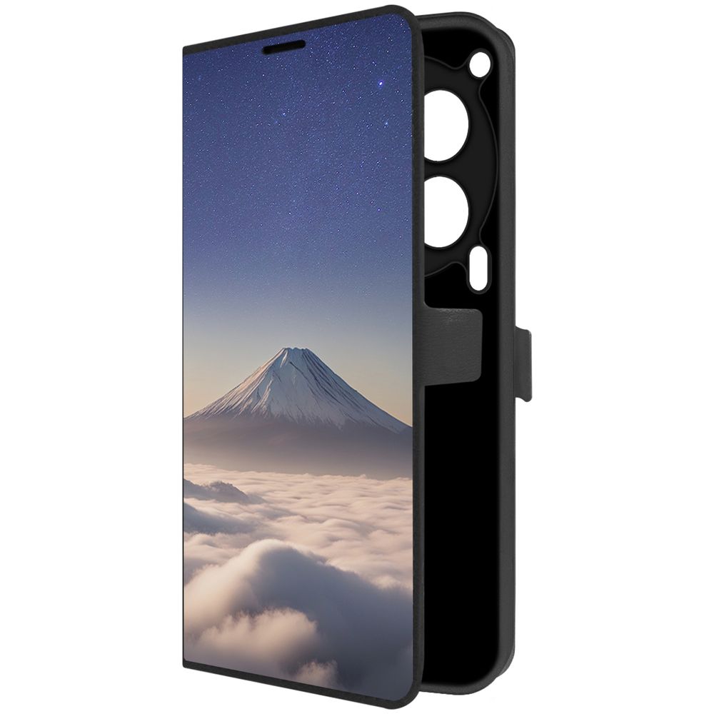 

Чехол-книжка Krutoff Eco Book для TECNO Camon 30 5G Япония, Фудзияма (черный)