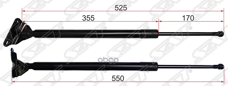 

Амортизатор Крышки Багажника Toyota Rav4 ##A4# Lh 13- SAT ST689600R010