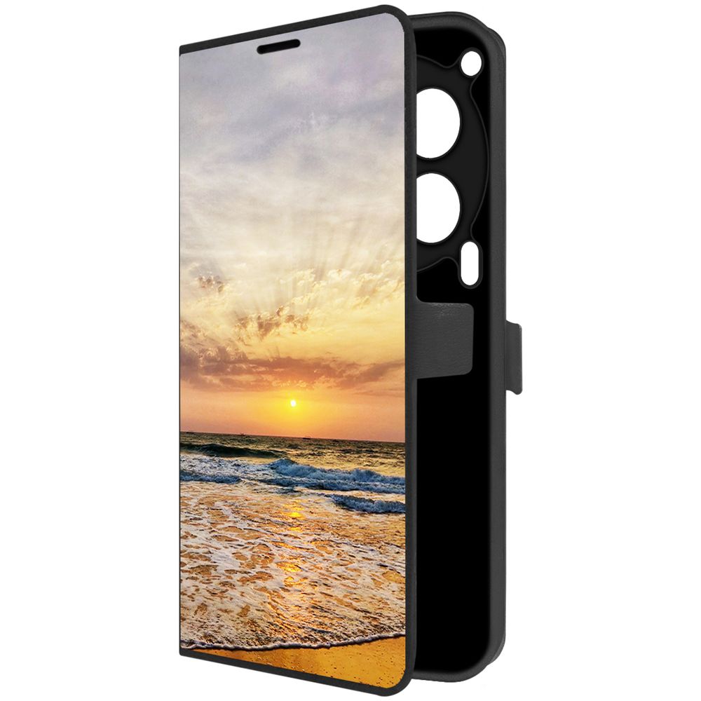

Чехол-книжка Krutoff Eco Book для TECNO Camon 30 5G Индия, Пляжи Гоа (черный)