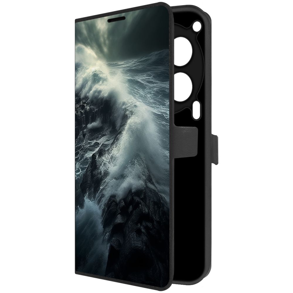 

Чехол-книжка Krutoff Eco Book для TECNO Camon 30 5G Шторм (черный)