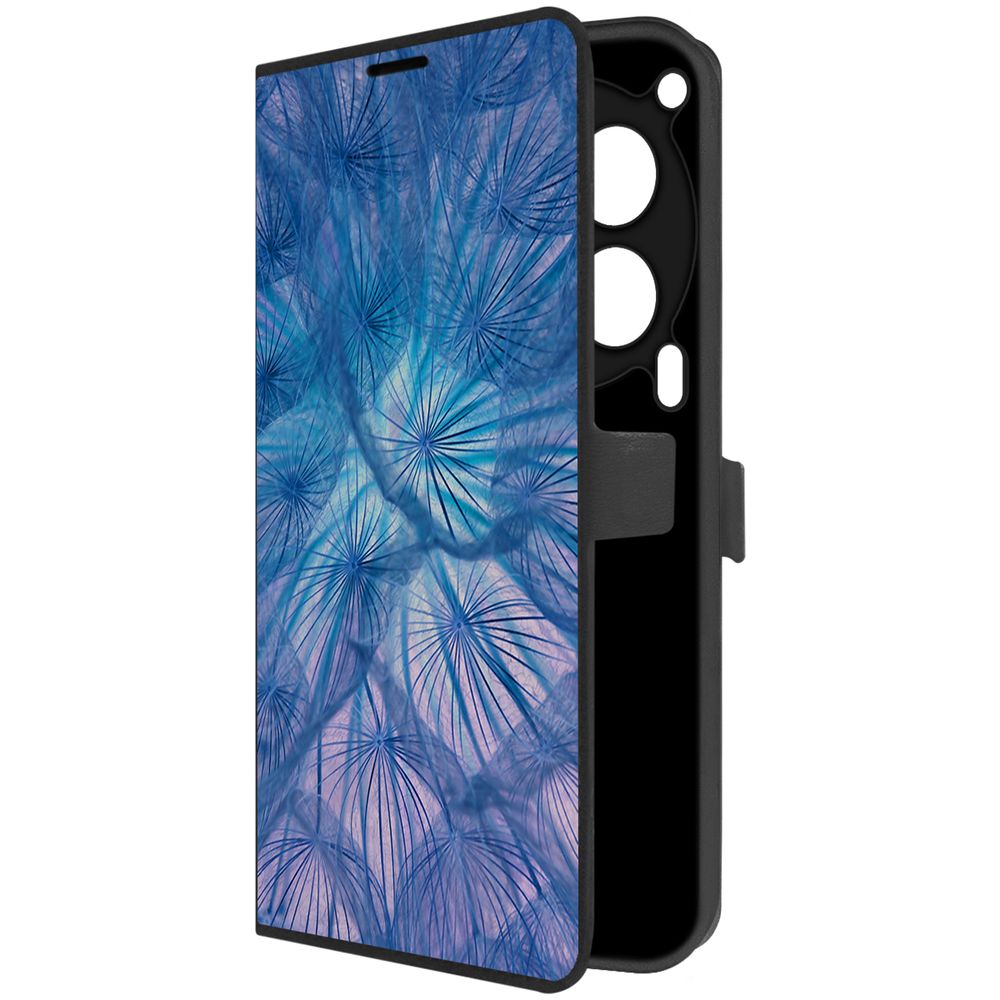 

Чехол-книжка Krutoff Eco Book для TECNO Camon 30 5G Синий одуванчик (черный)