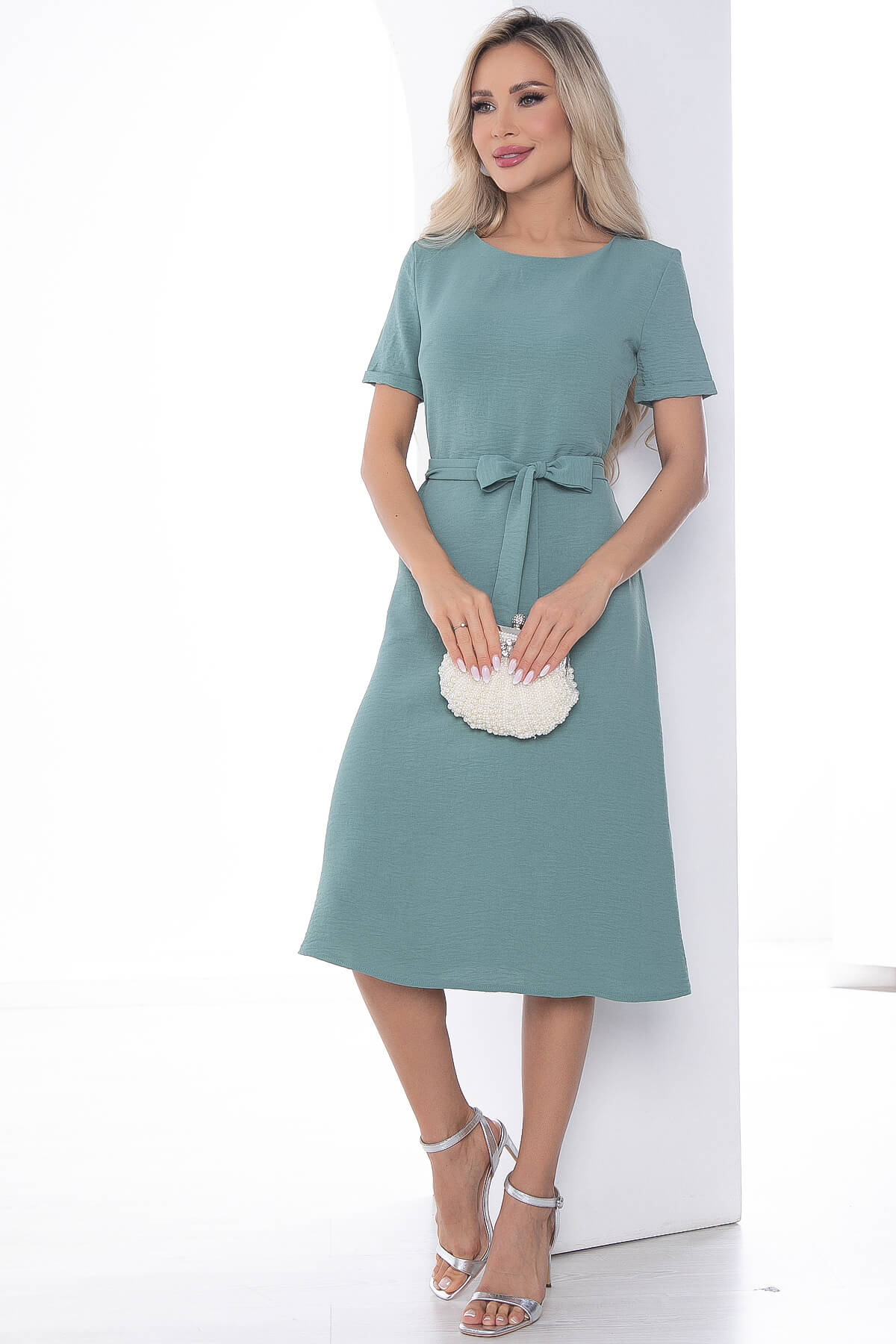 

Платье женское LT Collection Подиум синее 52 RU, Синий, Подиум