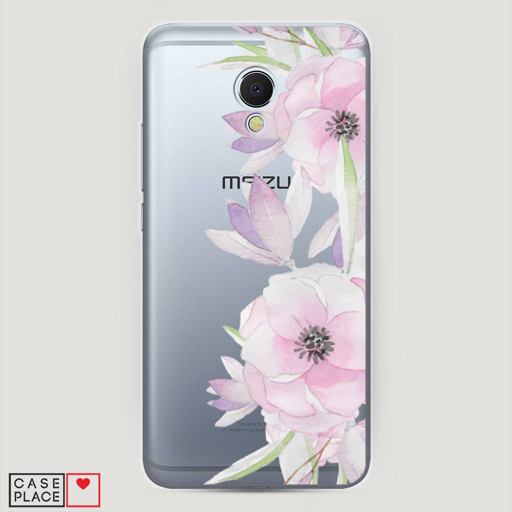 

Чехол Awog на Meizu MX6 "Нежные анемоны", Розовый;черный;фиолетовый, 70950-8