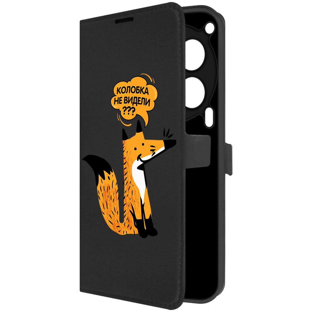 

Чехол-книжка Krutoff Eco Book для TECNO Camon 30 5G Лиса (черный)