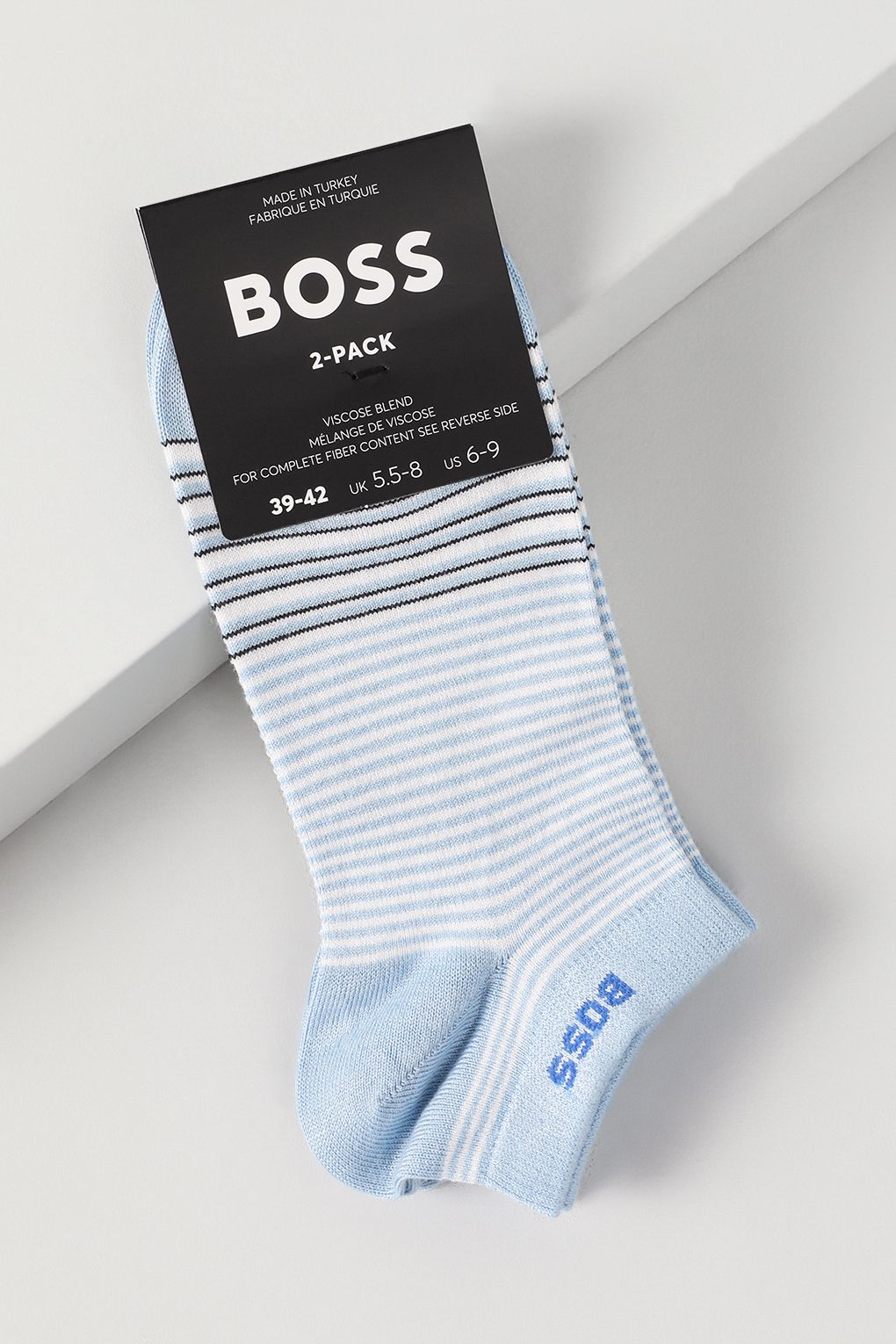 

Комплект носков мужских Boss 50515079 голубых 43-46, Голубой, 50515079