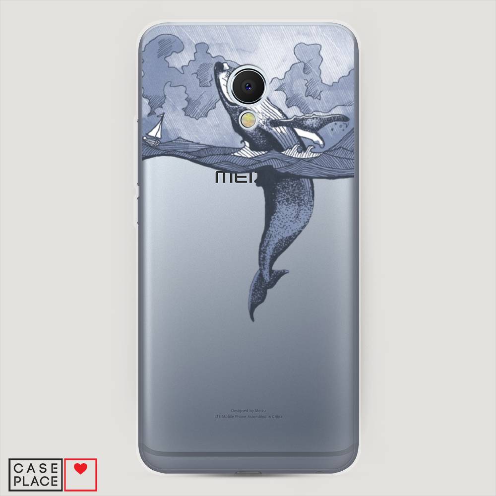 

Чехол Awog на Meizu MX6 "Два измерения", Голубой;черный;прозрачный, 70950-7