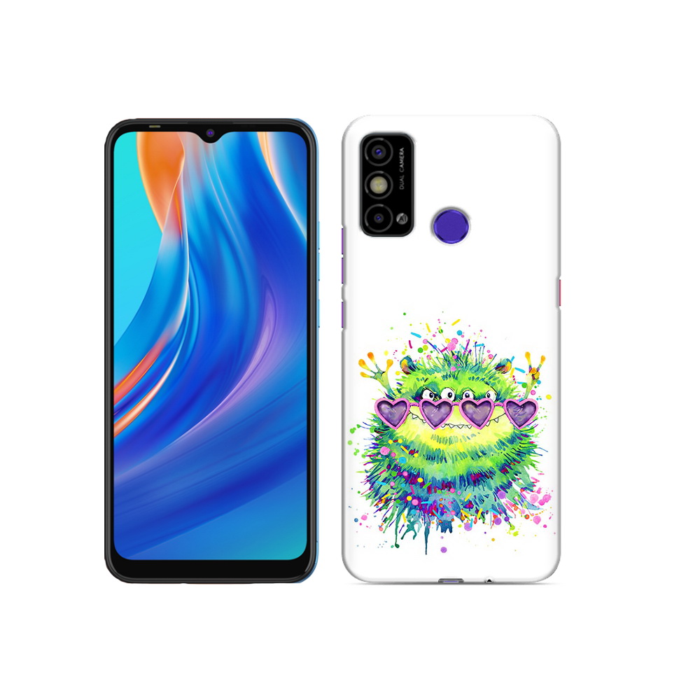 Чехол MyPads Tocco для Tecno Spark Go Пушистый персонаж