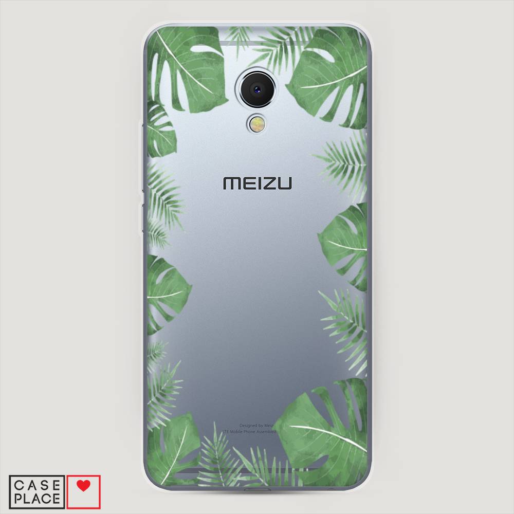 

Чехол Awog на Meizu MX6 "Листья папоротника рамка", Зеленый, 70950-8