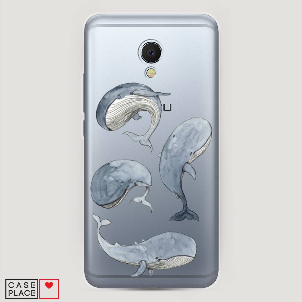 

Чехол Awog на Meizu MX6 "Киты", Белый;прозрачный;голубой, 70950-1