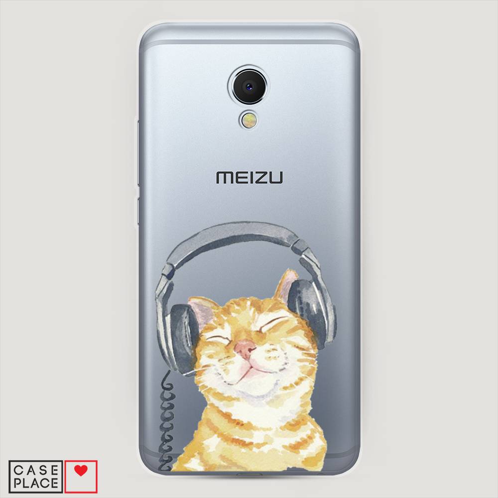

Чехол Awog "Кот меломан" для Meizu MX6