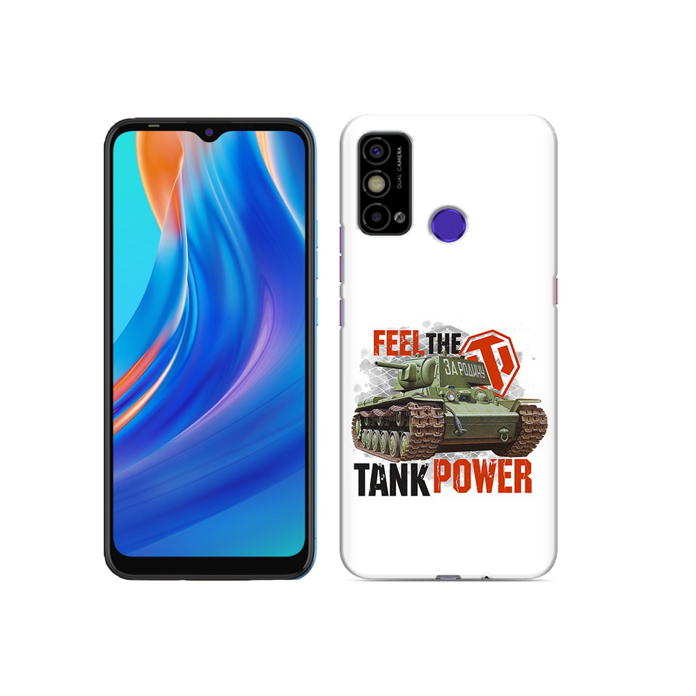 

Чехол MyPads Tocco для Tecno Spark Go Танк, Прозрачный, Tocco