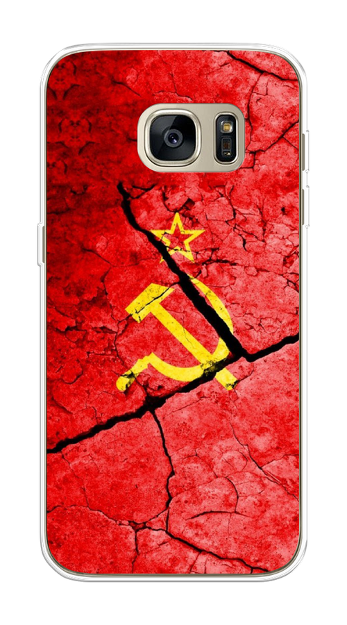 

Чехол Awog на Samsung Galaxy S7 edge "СССР", Красный;черный;желтый, 24650-5