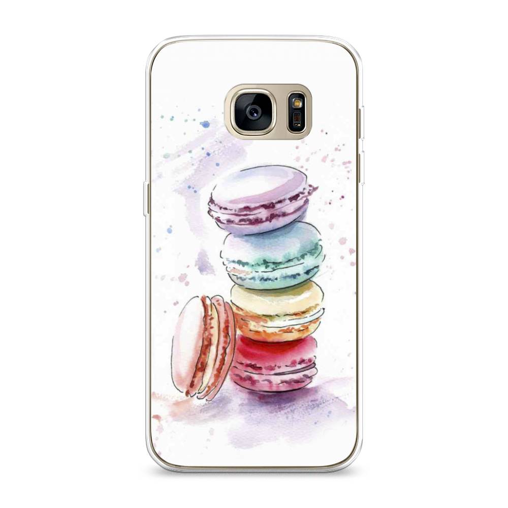 

Чехол Awog на Samsung Galaxy S7 edge "Пирамидка макарони 2", Желтый, 24650-10