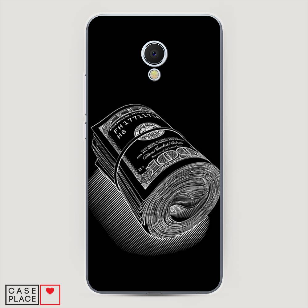 

Чехол Awog на Meizu MX6 "Кубышка денег", Черный;серебристый, 70950-5