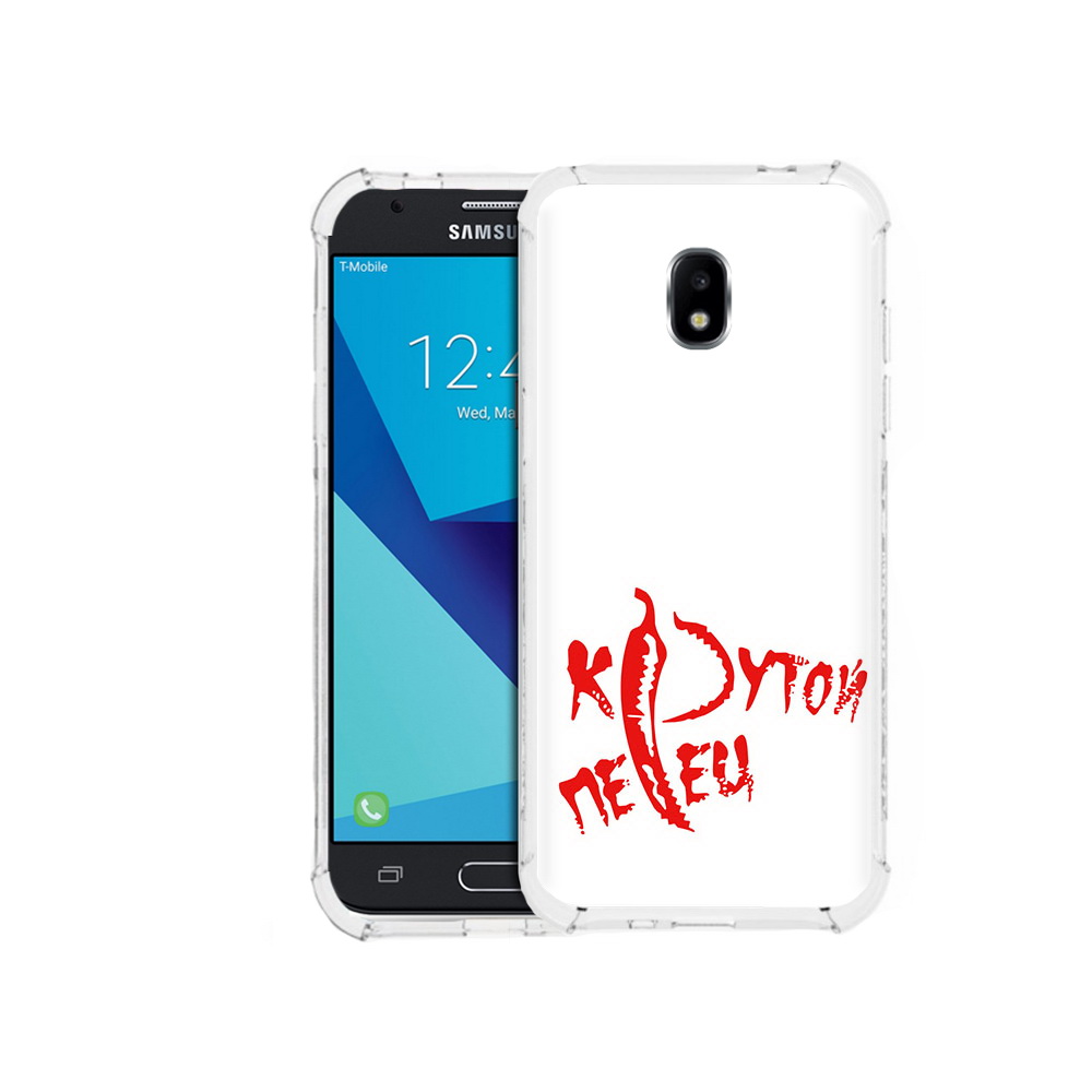 

Чехол MyPads Tocco для Samsung Galaxy J3 (2017) крутой перец (PT74067.575.426), Прозрачный, Tocco