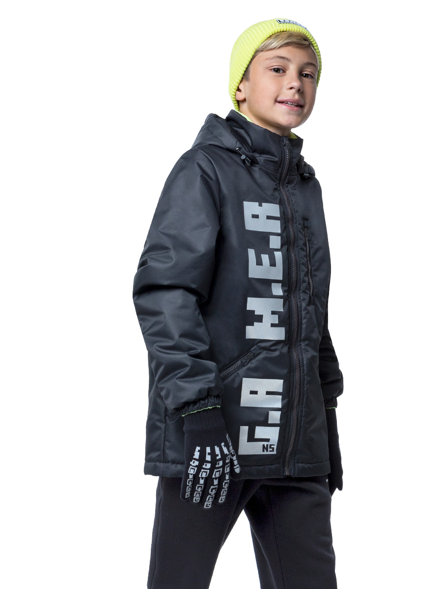 

Куртка детская NIKASTYLE 4м3523, черный, 164, 4м3523