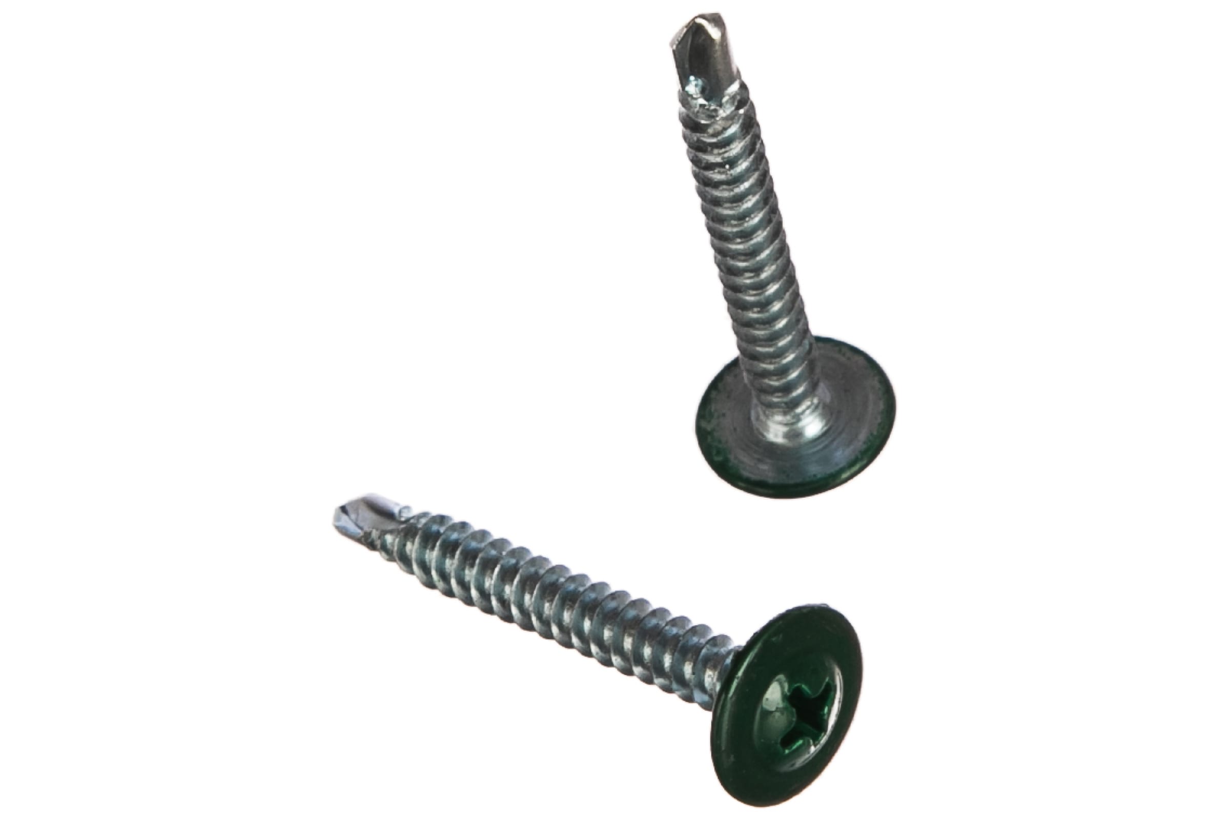 

КРЕП-КОМП Саморез ПШC сверло 4,2x32 RAL6005 500шт пшс326005