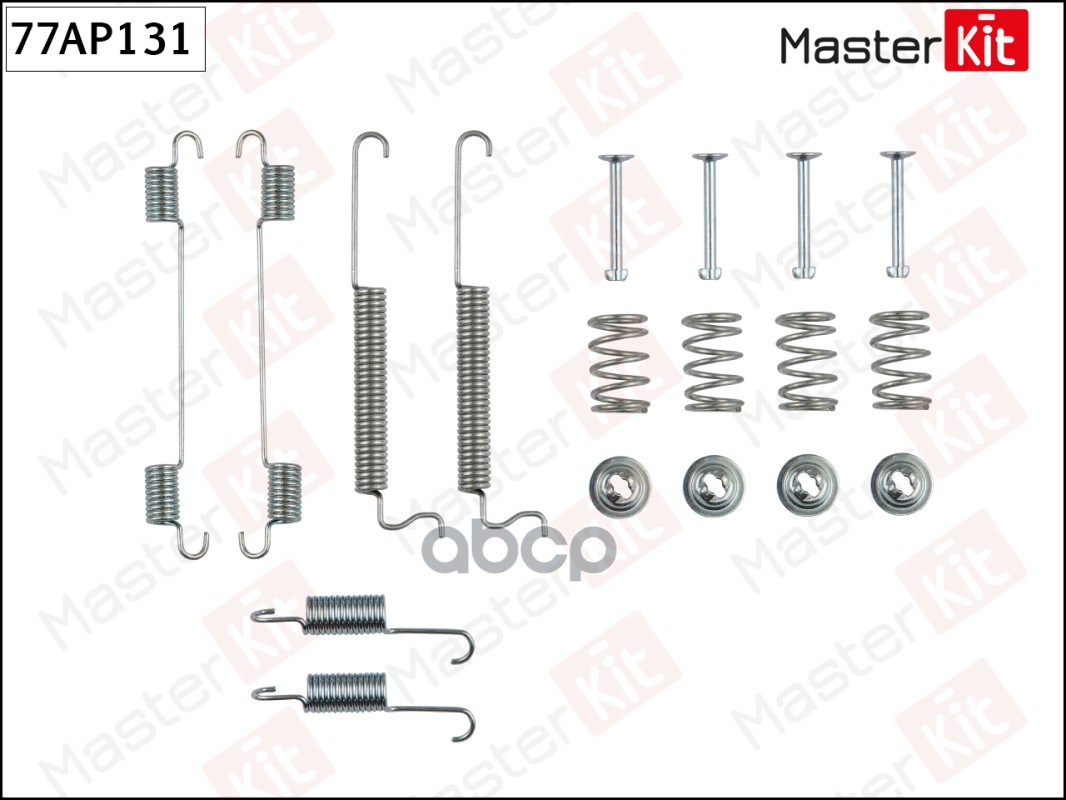 

Комплект установочный барабанных колодок Chevrolet MATIZ (M200, M250) 2005 - MASTERKIT 77A