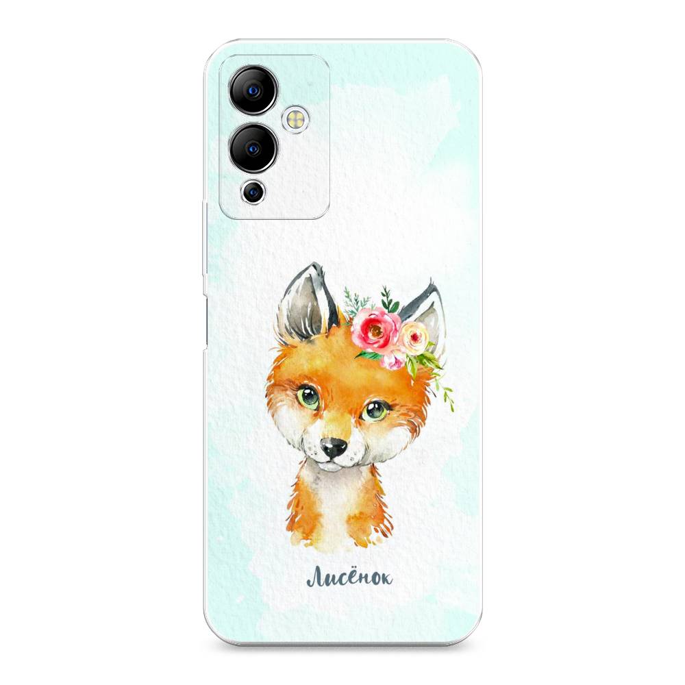 

Чехол на Infinix Note 12i "Мой лисёнок", Голубой;оранжевый, 3102050-1
