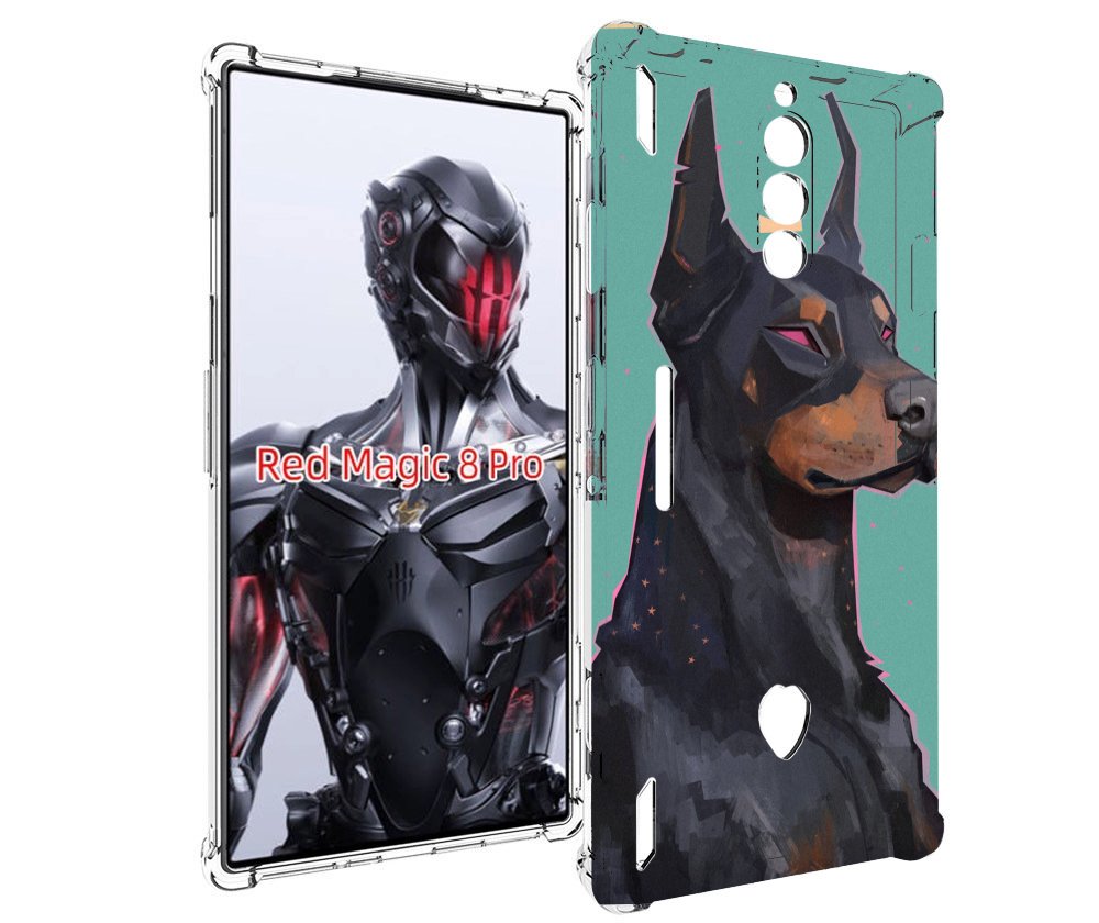 

Чехол MyPads красивый-доберман для ZTE Nubia Red Magic 8 Pro / Red Magic 8 Pro Plus, Tocco