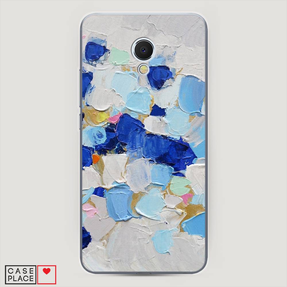 

Чехол Awog на Meizu MX6 "Холст сине-белый", Синий, 70950-10