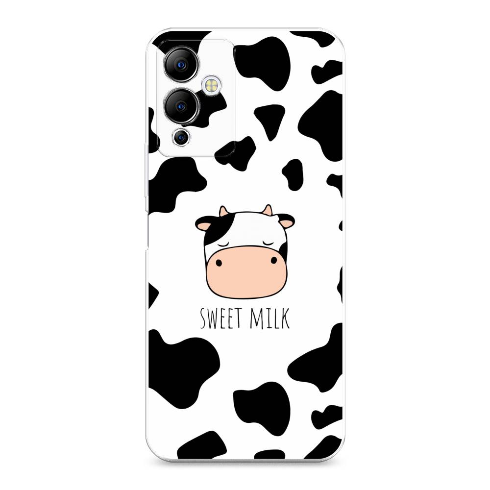

Чехол на Infinix Note 12i "Sweet milk", Розовый;белый;черный, 3102050-1