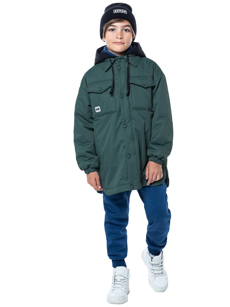 Куртка детская NIKASTYLE 4м3723, зеленый, 146