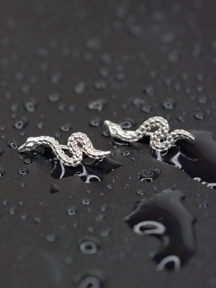 

Серьги из серебра ЮТЛАЙН С-7534, бриллиант, С-7534