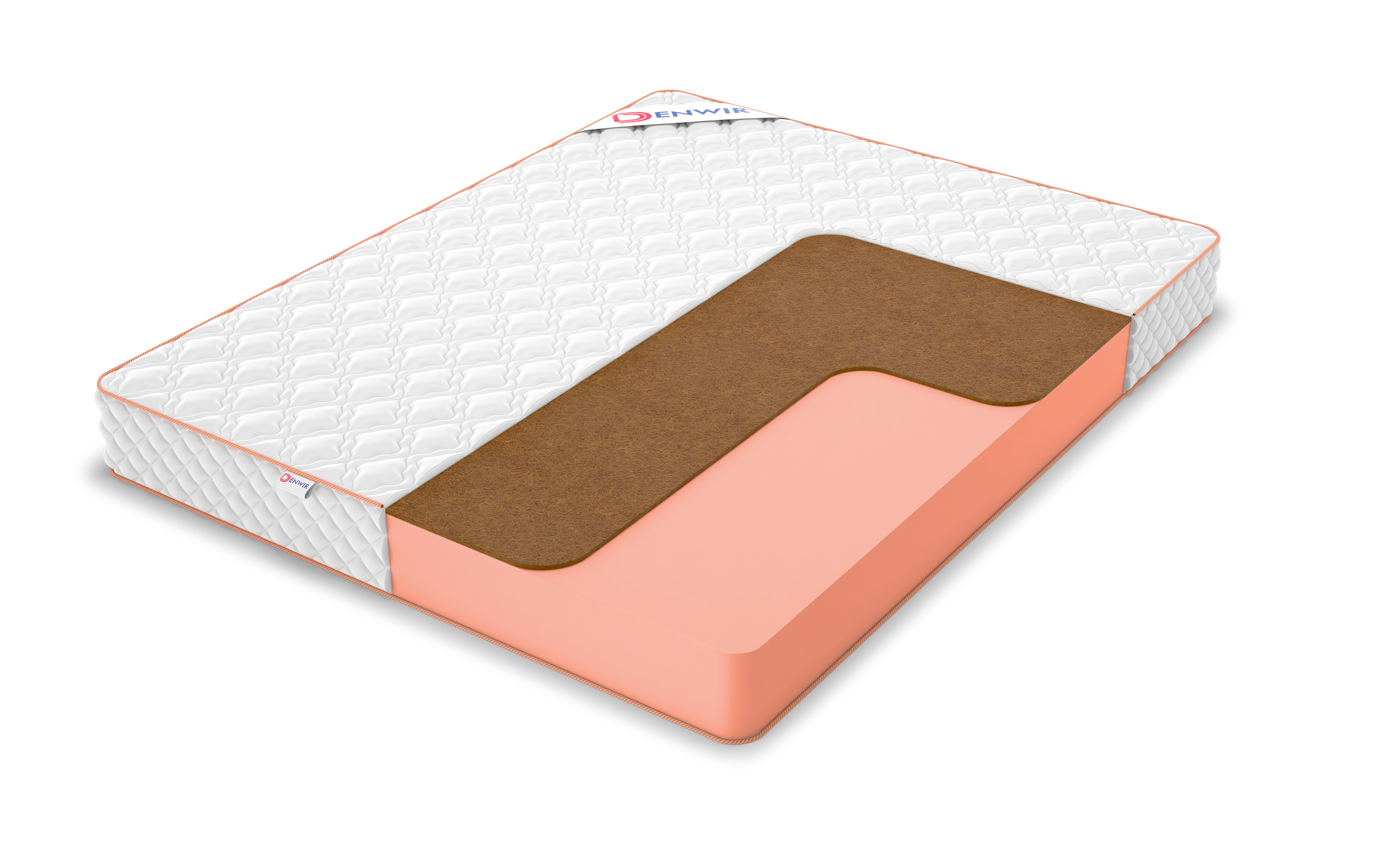 

Матрас беспружинный DENWIR TOP FOAM HARD 19/chstmat_TFH19_165x186, Белый, TOP FOAM HARD 19