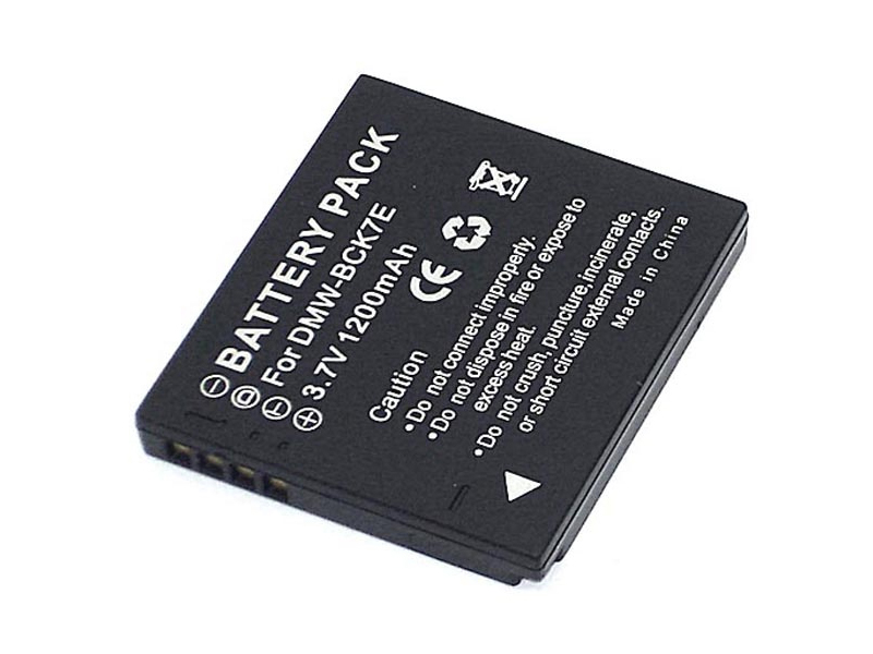 фото Аккумулятор vbparts dmw-bck7e 3.6v 1200mah 077143 для panasonic lumix dmc-fh2