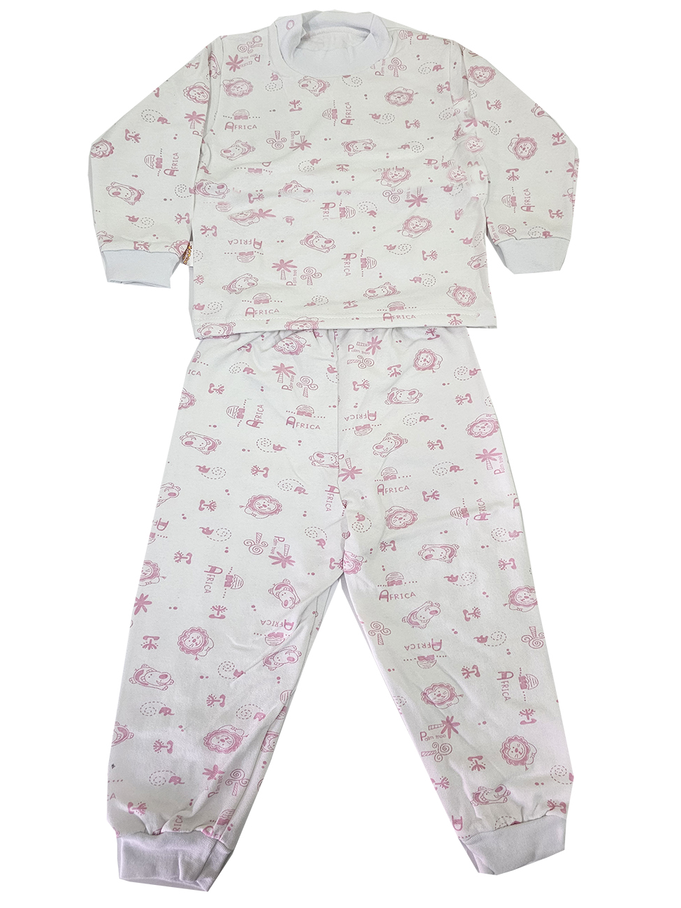 Пижама детская Жёлтый кот хлопковая 602и розовый-98 650₽