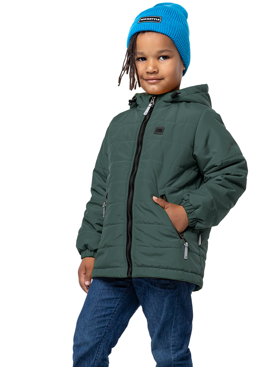 

Куртка детская NIKASTYLE 4м3923, хаки, 92, 4м3923