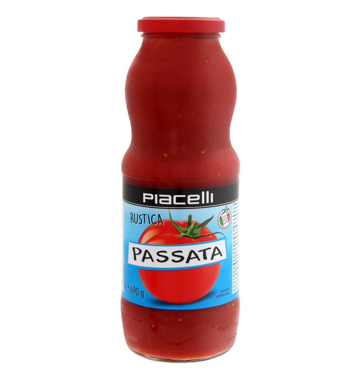 Томаты протертые Piacelli с кусочками томатов Рassata Rustica, 690 г