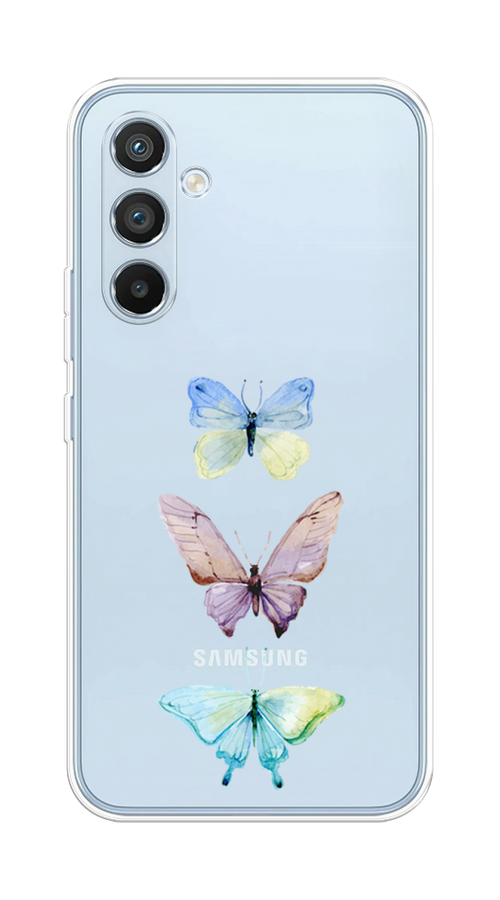 

Чехол Homey на Samsung Galaxy A54 5G "Акварельные бабочки", Бирюзовый;розовый, 2107750-1